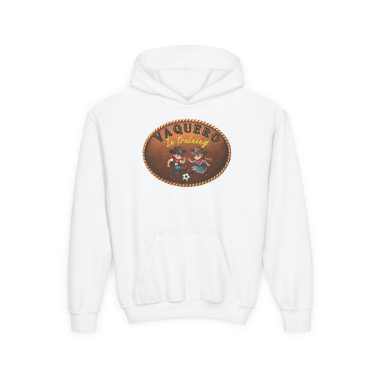 Vaqueros in Training  Belt Buckle - Youth Hoodie