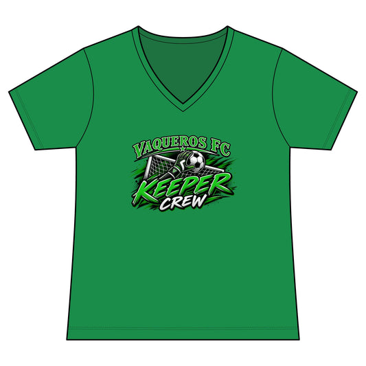 Keeper Crew V-Neck Tee - Personalized