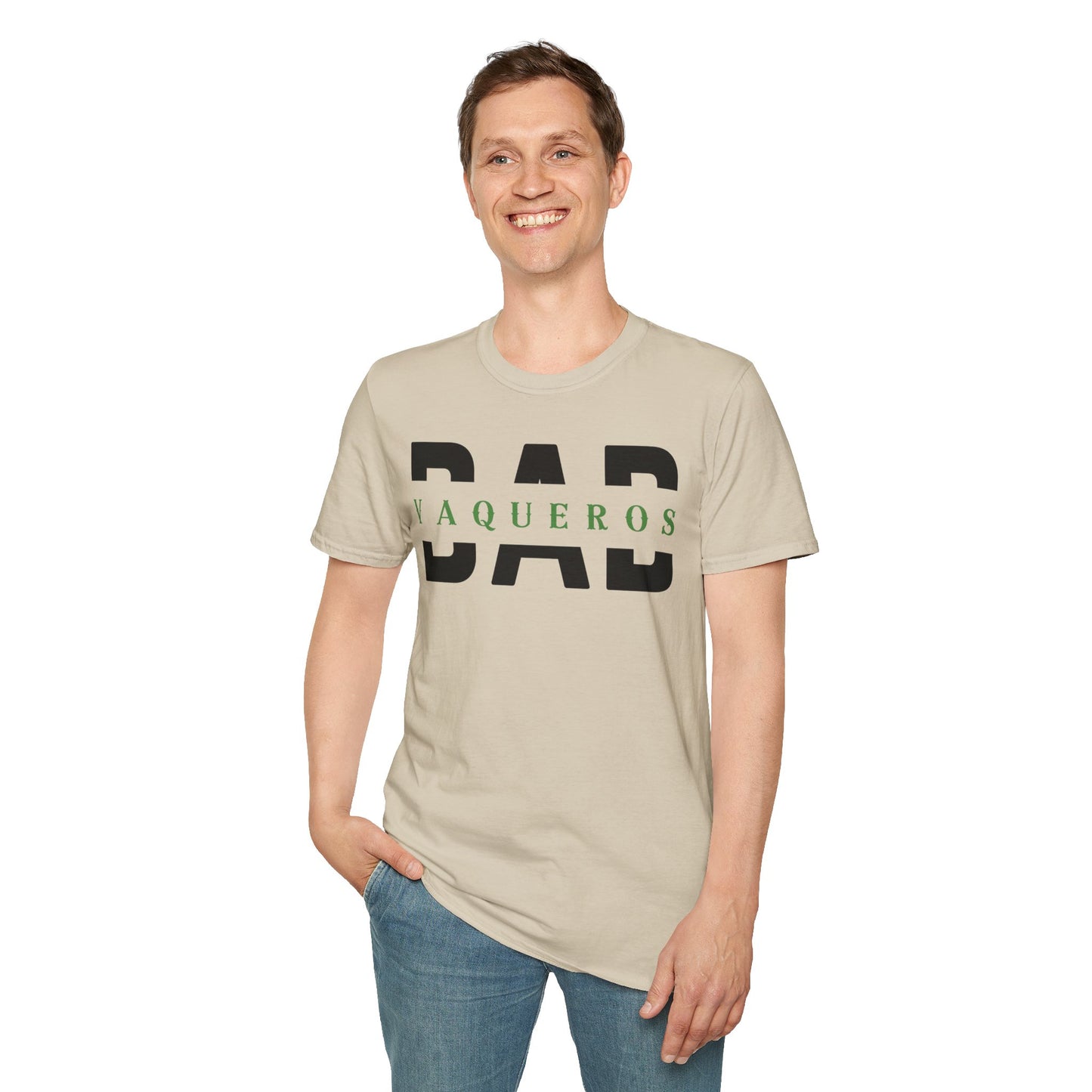 Vaqueros Dad Overlay - Softstyle T-Shirt