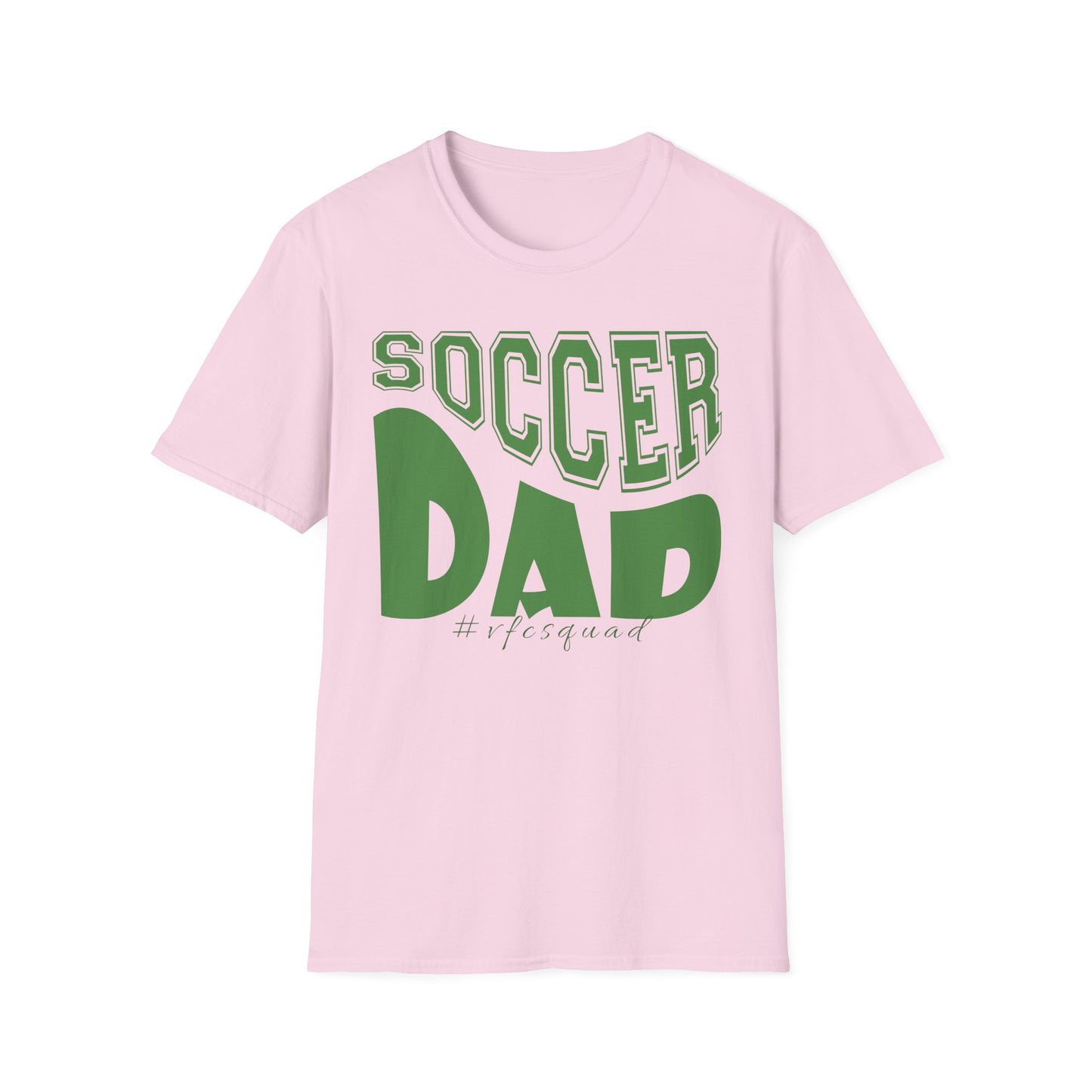 Wavy Soccer Dad - Softstyle T-Shirt