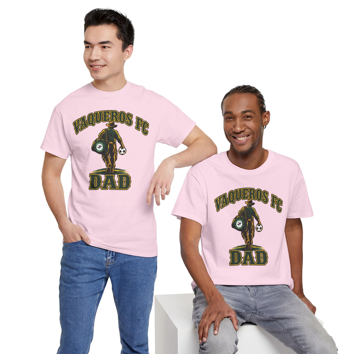 Vaqueros Dad Cotton Tee - Personalized