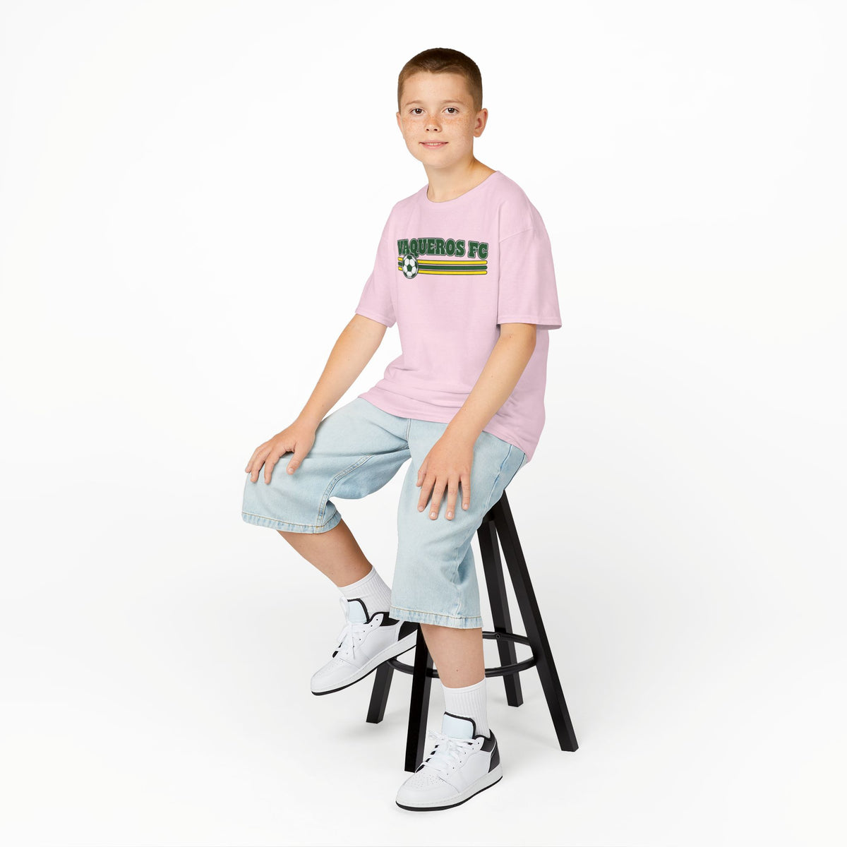Vaqueros Classic Stripes Youth Cotton Tee