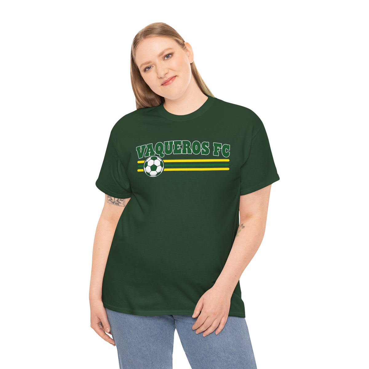 Vaqueros Classic Stripes Cotton Tee - Personalized