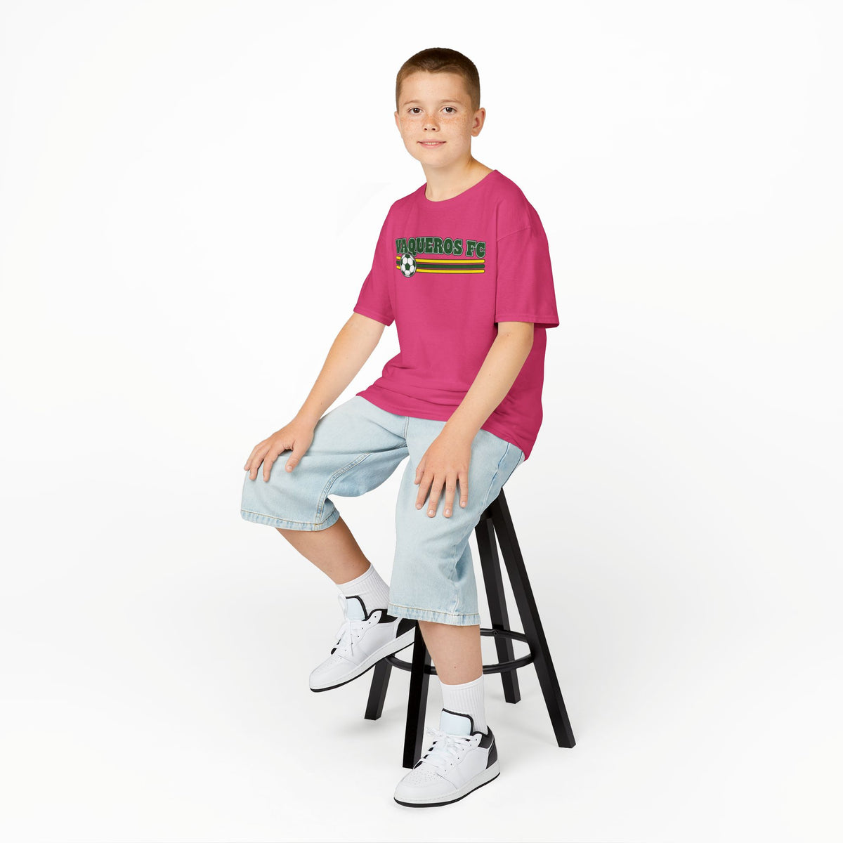 Vaqueros Classic Stripes Youth Cotton Tee