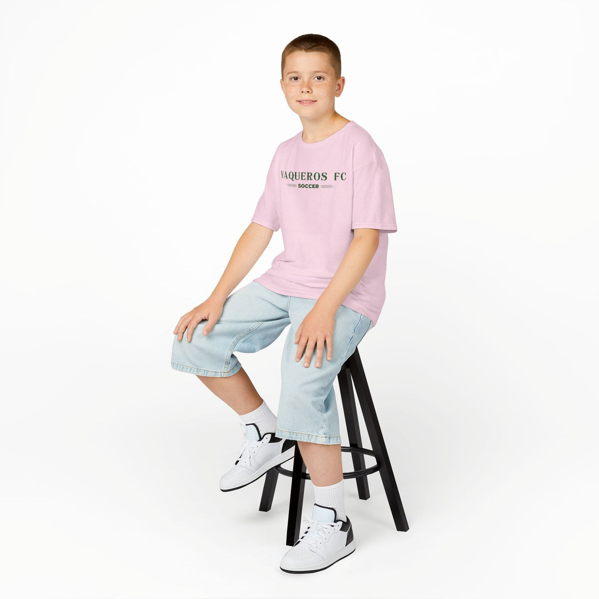 Vaqueros Three Line Youth Cotton Tee