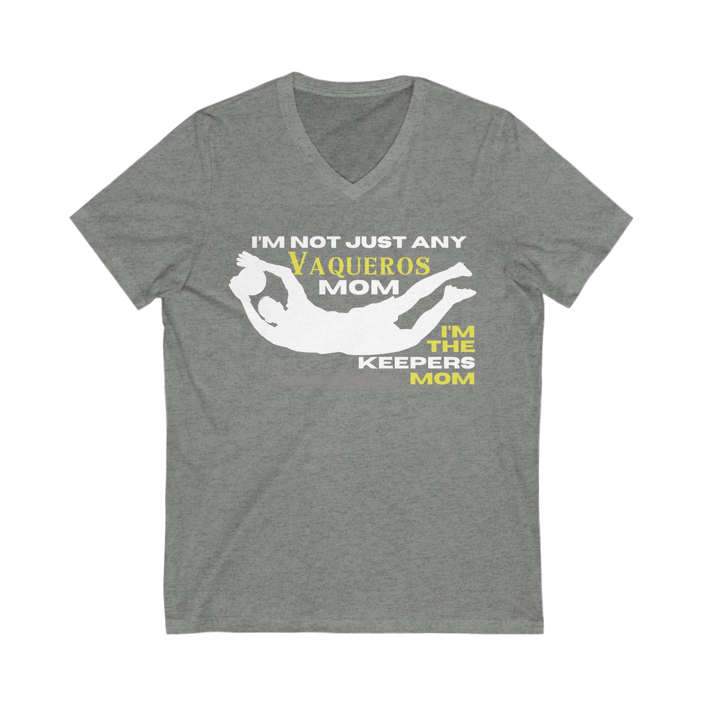 Male Goalkeeper Mom - Short Sleeve V-Neck Tee