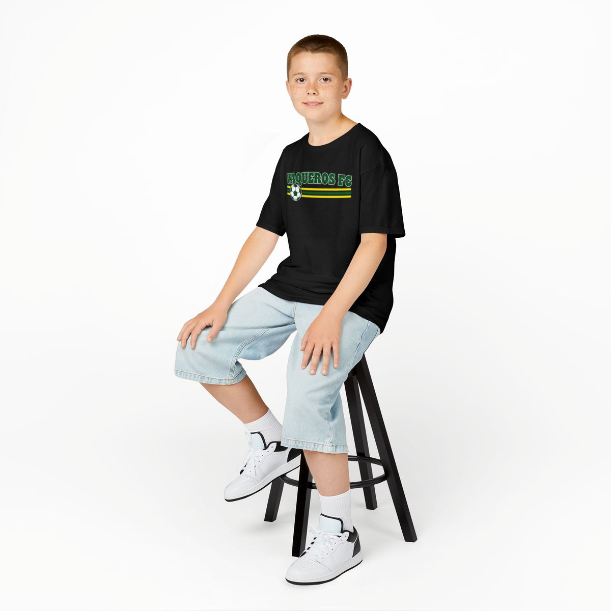 Vaqueros Classic Stripes Youth Cotton Tee