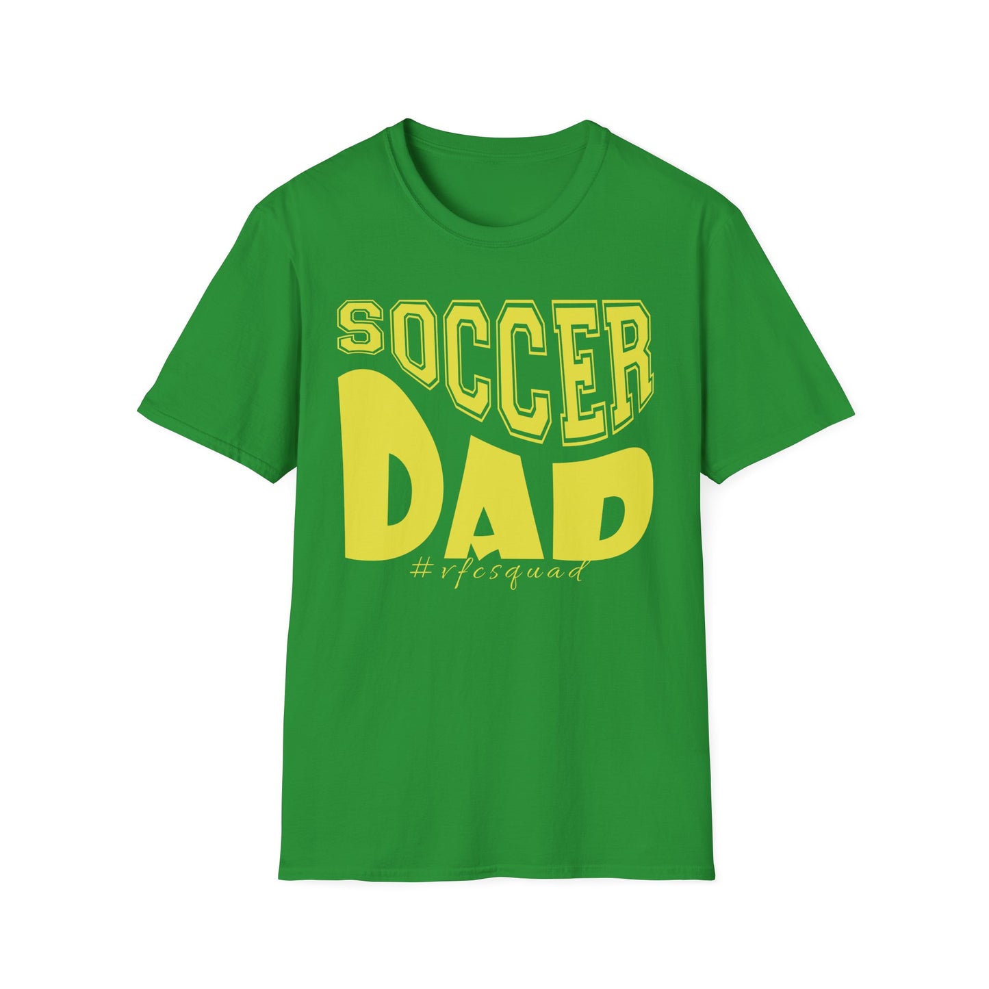 Wavy Soccer Dad - Softstyle T-Shirt