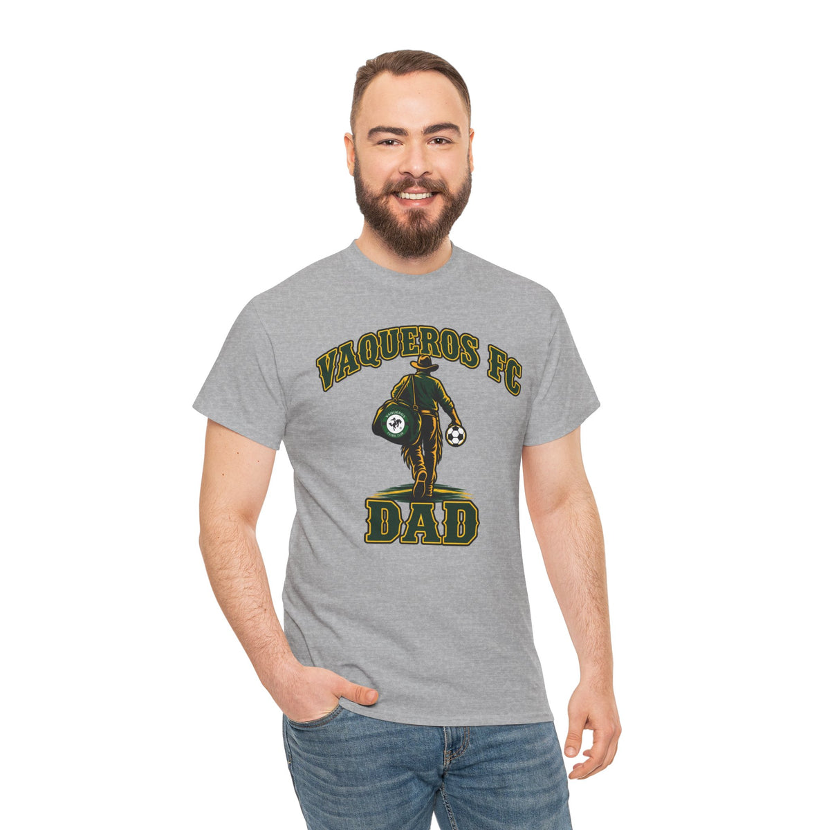 Vaqueros Dad Cotton Tee - Personalized