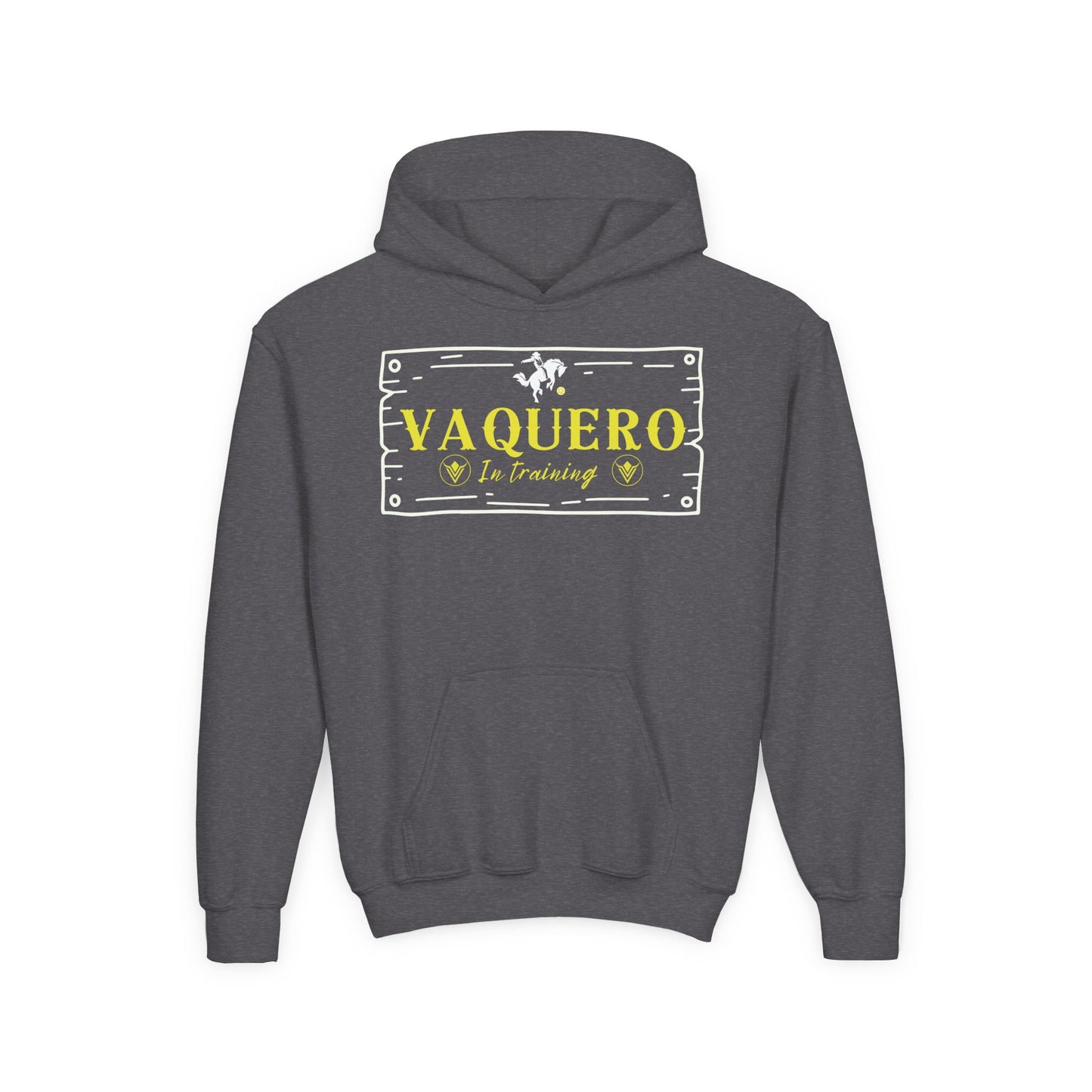 Vaqueros in Training Sign - Youth Hoodie
