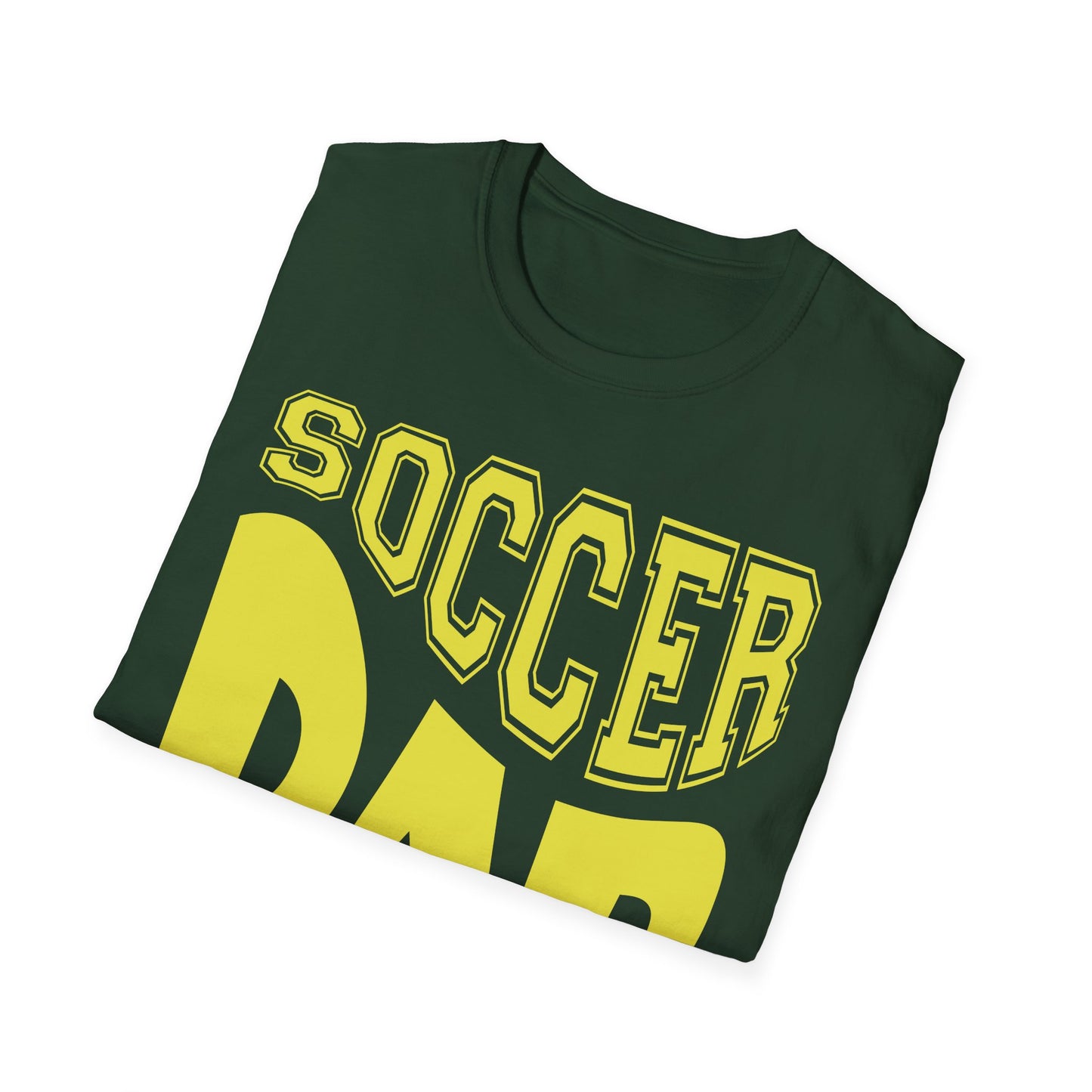 Wavy Soccer Dad - Softstyle T-Shirt