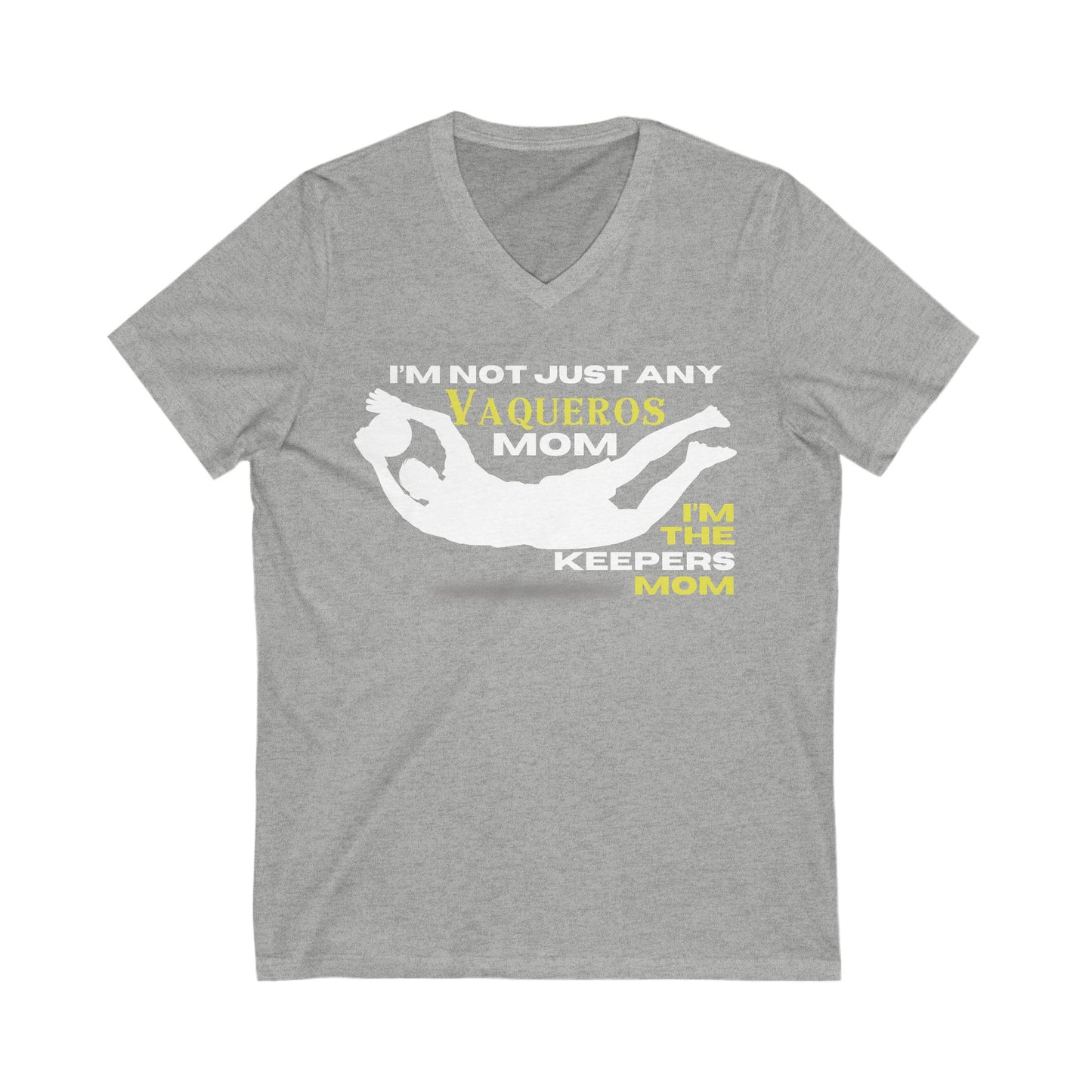 Male Goalkeeper Mom - Short Sleeve V-Neck Tee