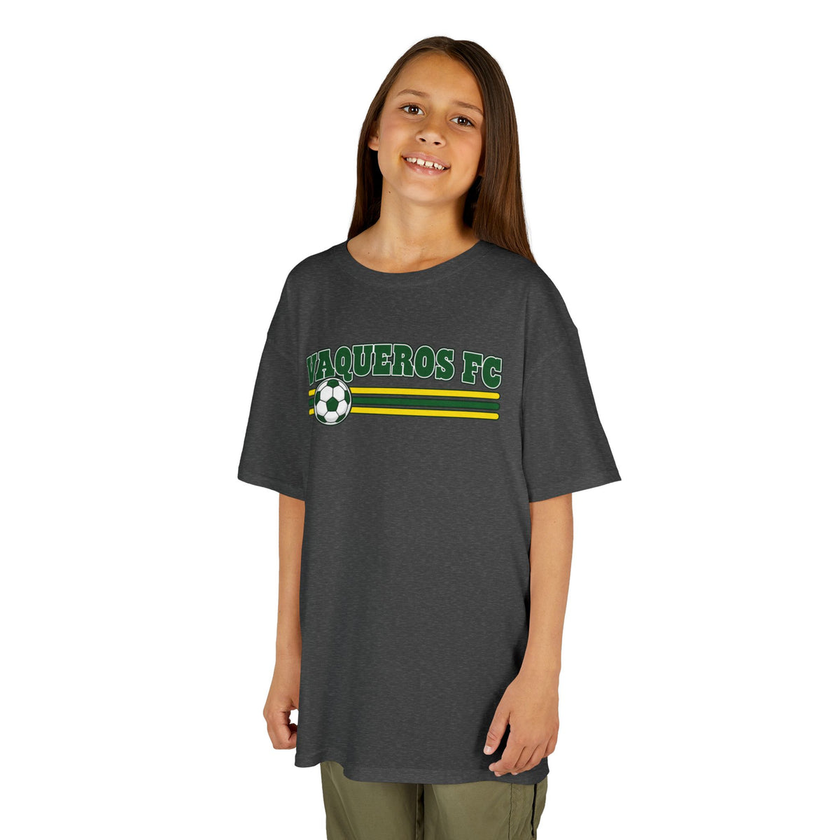 Vaqueros Classic Stripes Youth Cotton Tee
