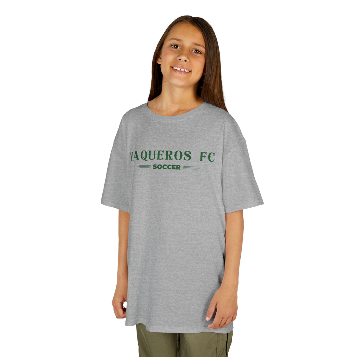 Vaqueros Three Line Youth Cotton Tee