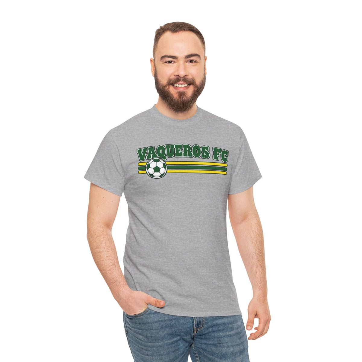 Vaqueros Classic Stripes Cotton Tee - Personalized