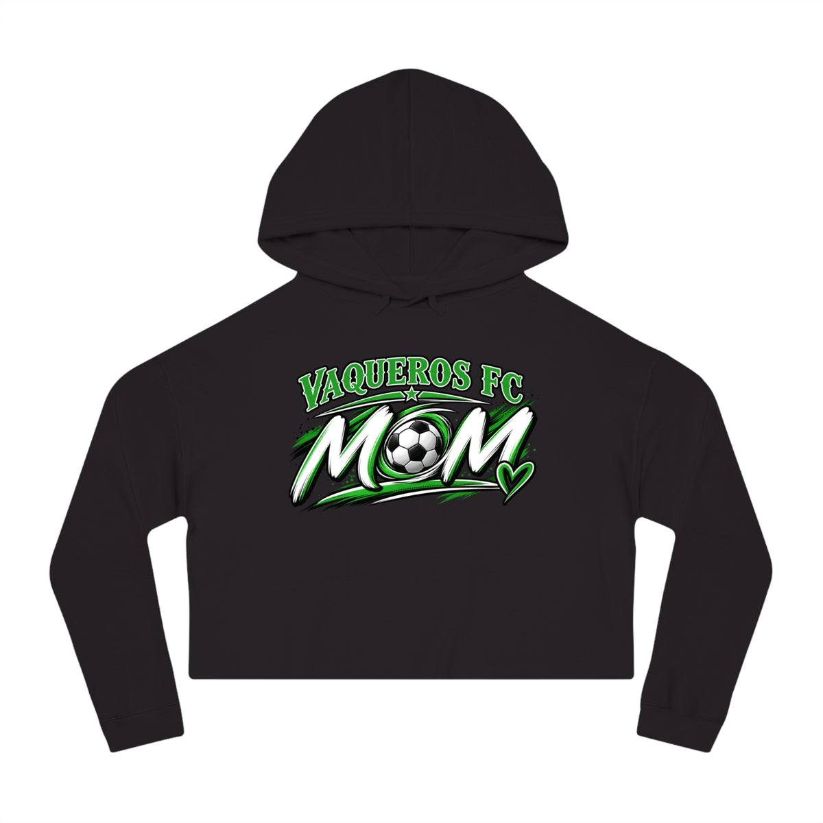 Vaqueros Mom Squad - Cropped Hooded Sweatshirt