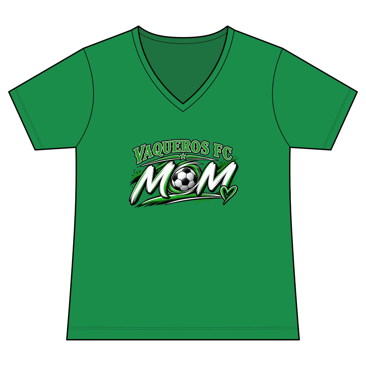 Vaqueros Mom Squad V-Neck Tee - Personalized