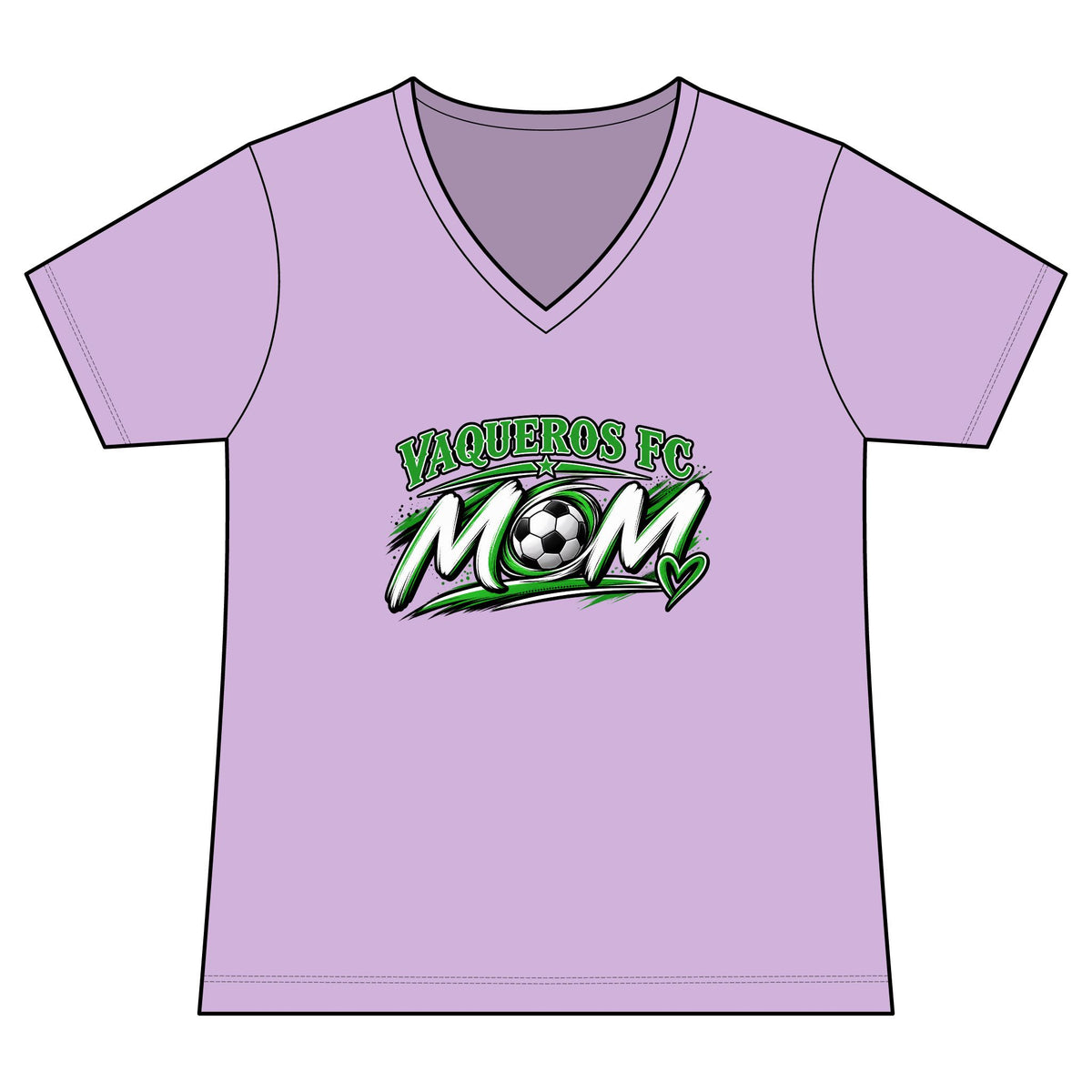 Vaqueros Mom Squad V-Neck Tee - Personalized