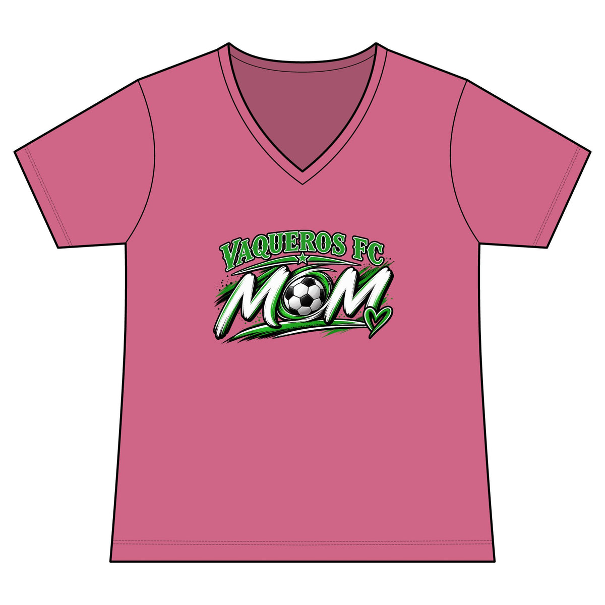 Vaqueros Mom Squad V-Neck Tee - Personalized
