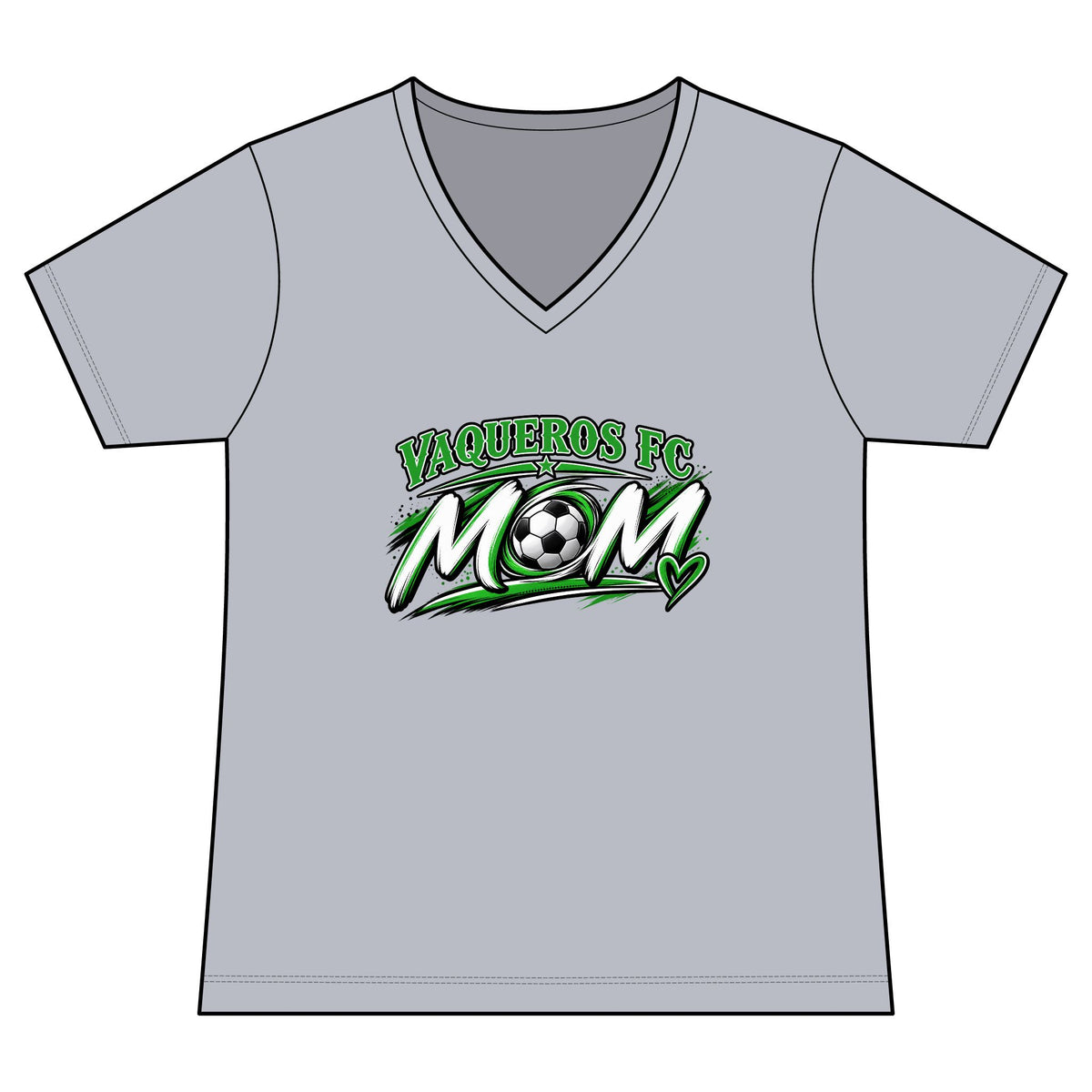 Vaqueros Mom Squad V-Neck Tee - Personalized