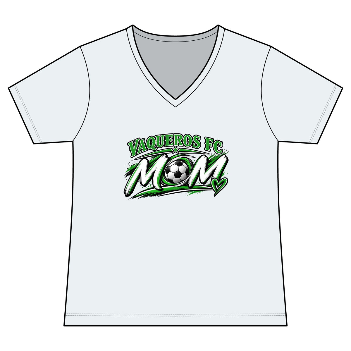 Vaqueros Mom Squad V-Neck Tee - Personalized