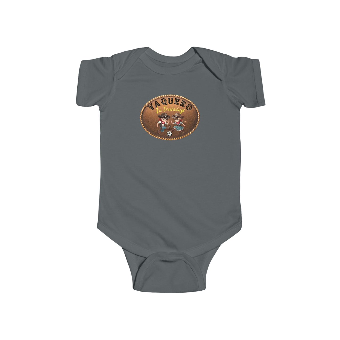 Vaqueros in Training Belt Buckle - Infant Bodysuit