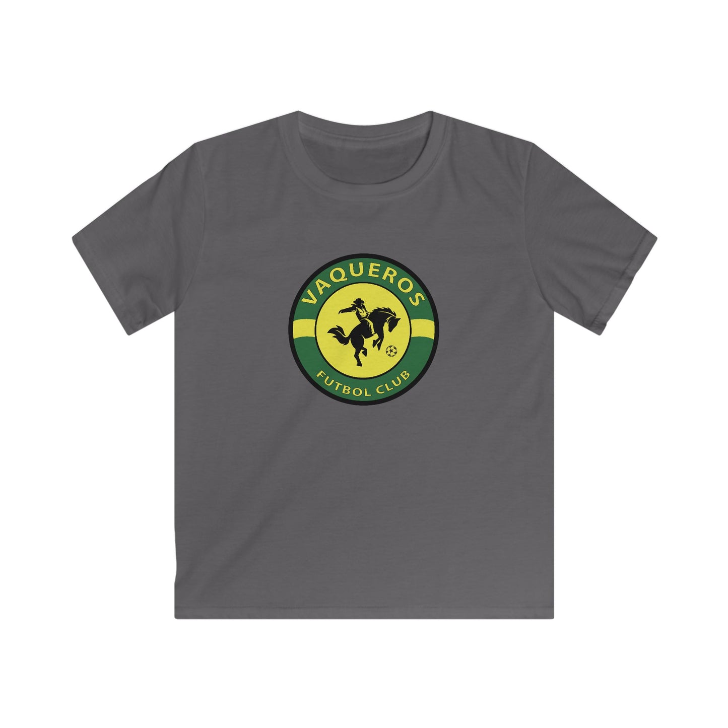 Vaqueros Logo - Softstyle Youth T-Shirt
