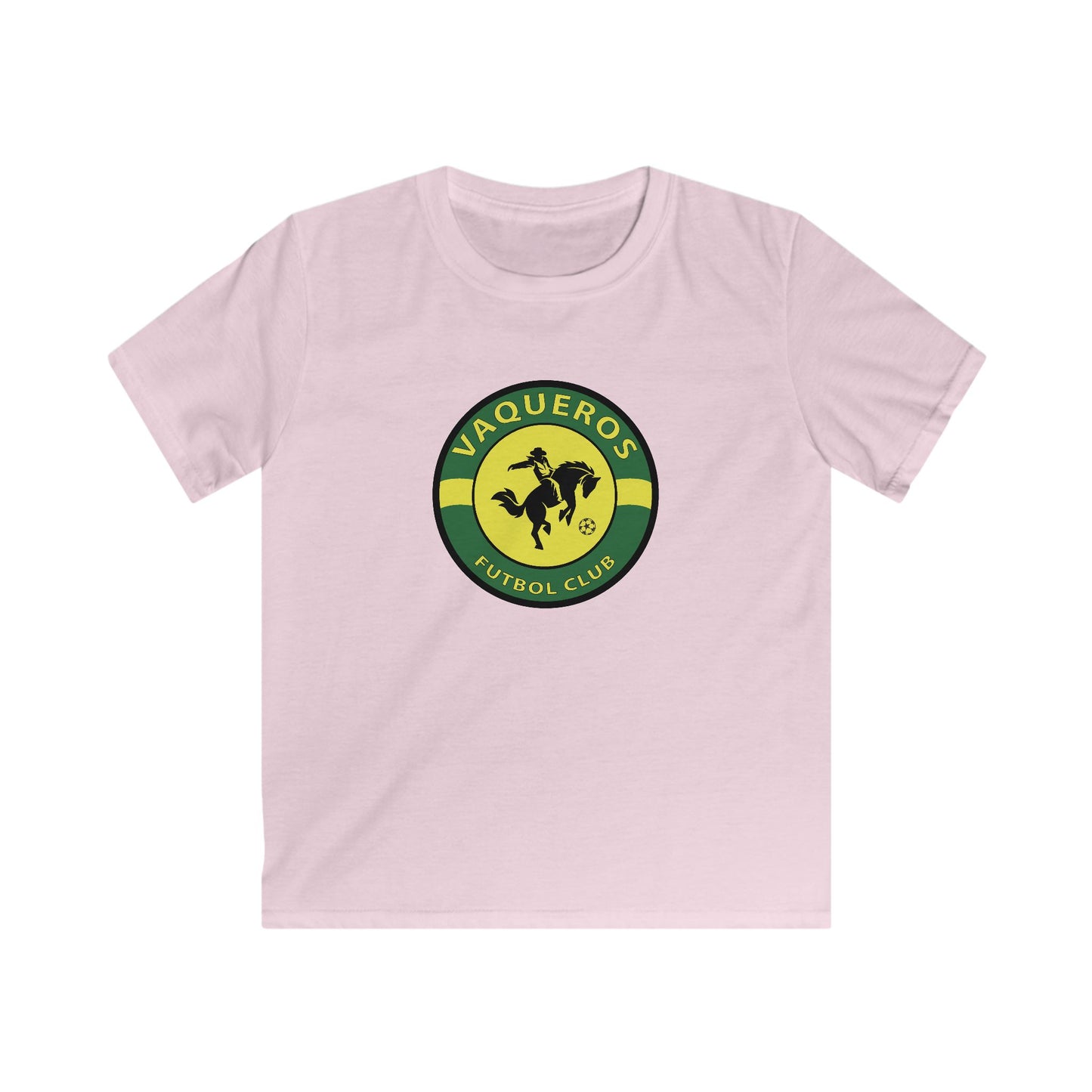 Vaqueros Logo - Softstyle Youth T-Shirt