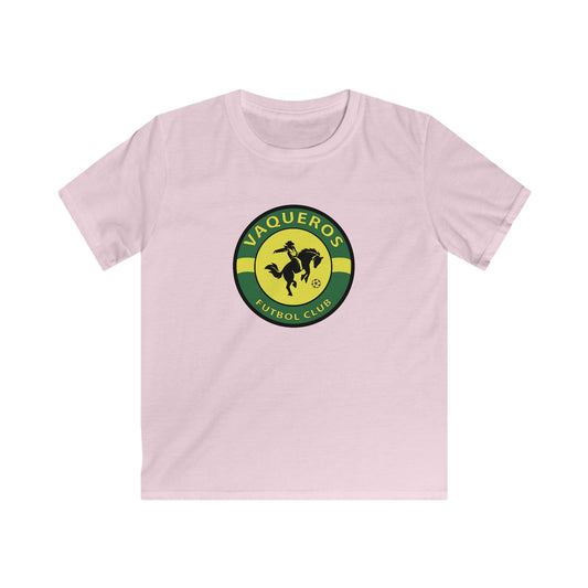 Vaqueros Logo - Softstyle Youth T-Shirt