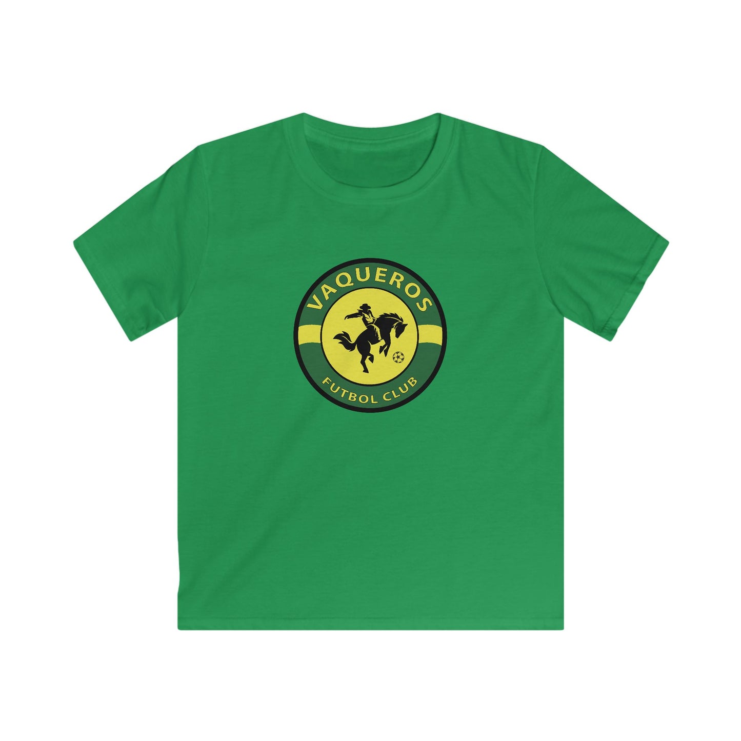 Vaqueros Logo - Softstyle Youth T-Shirt