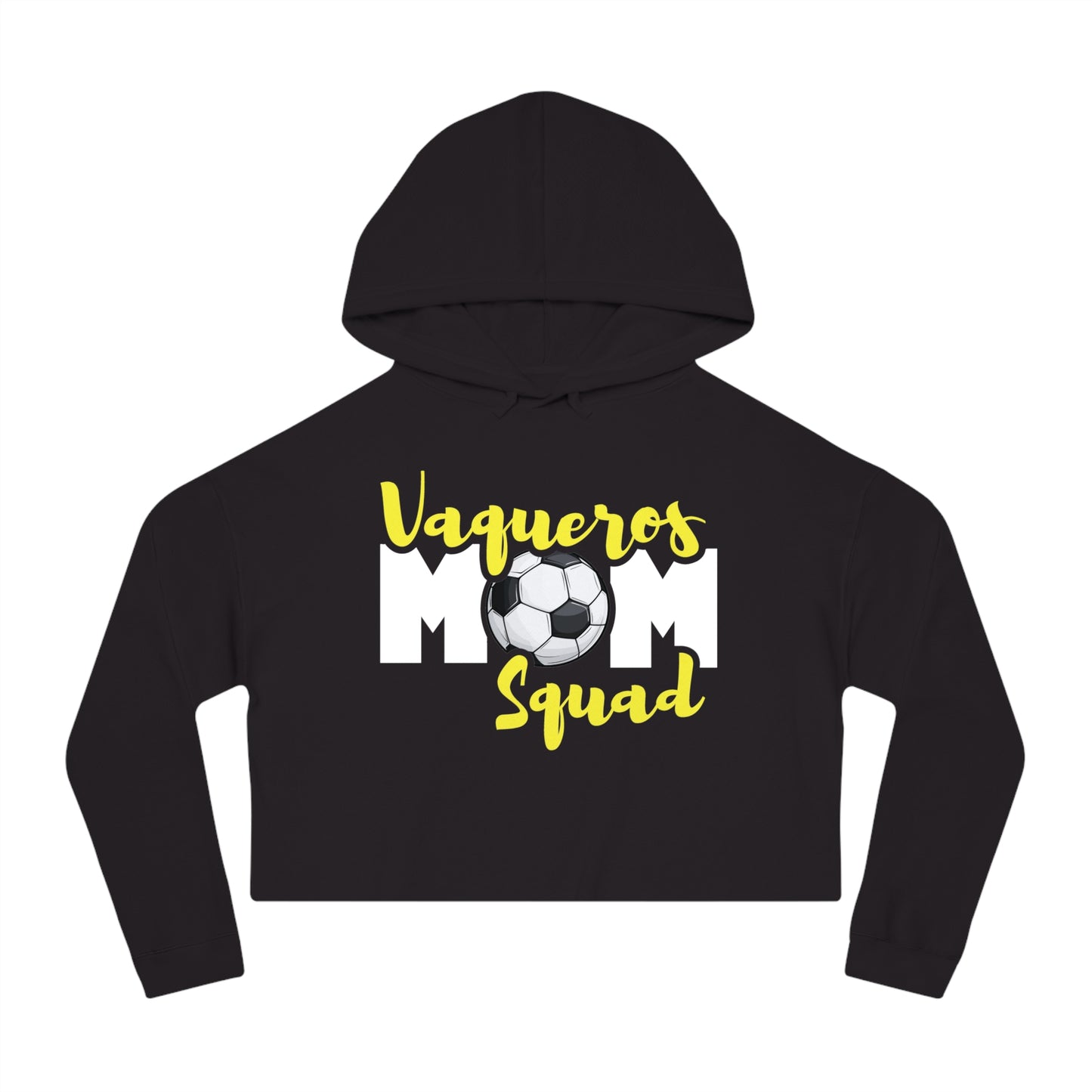 Vaqueros Mom Squad - Cropped Hooded Sweatshirt