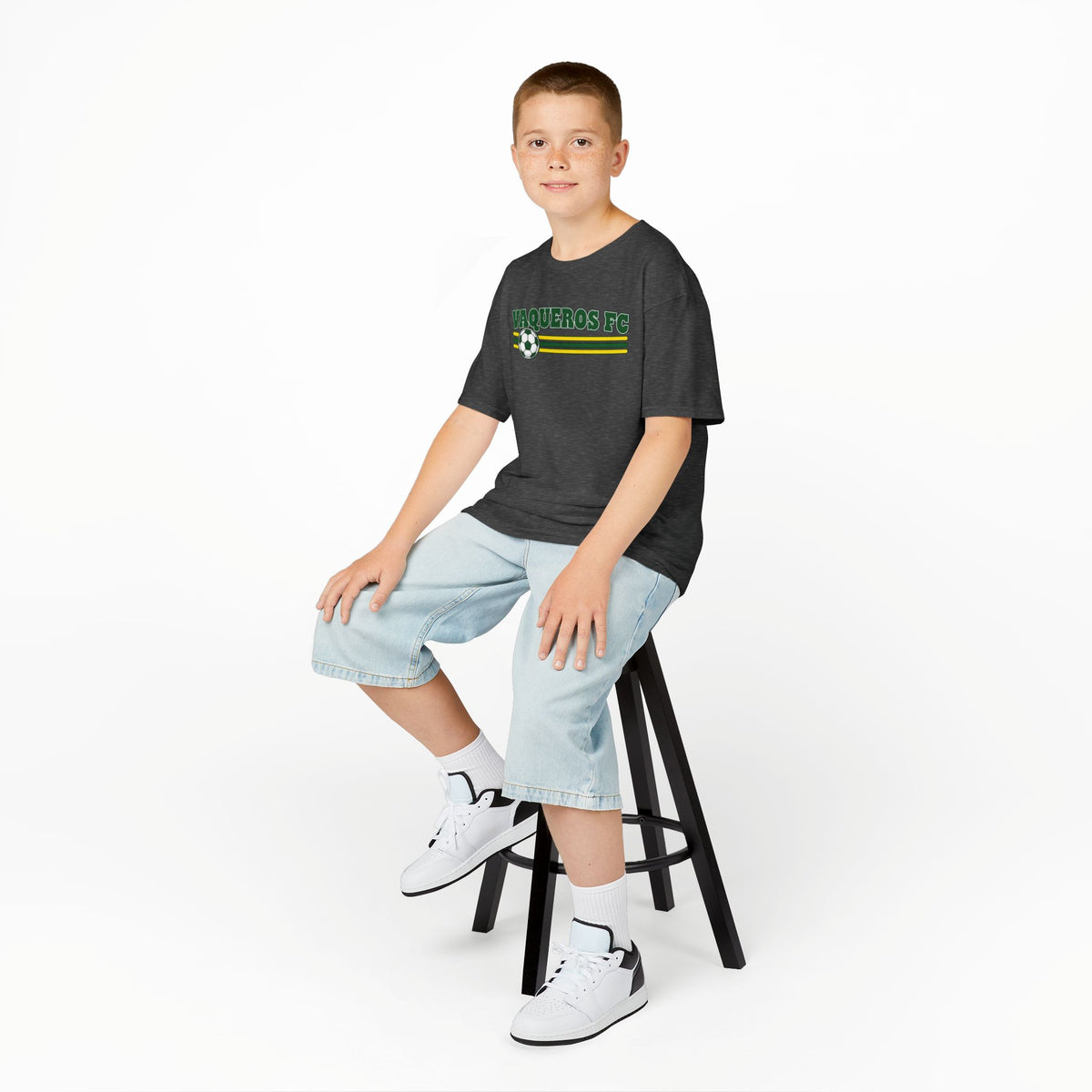 Vaqueros Classic Stripes Youth Cotton Tee