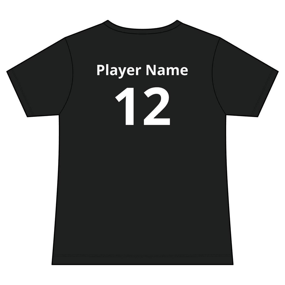 Vaqueros Three Line V-Neck Tee - Personalized