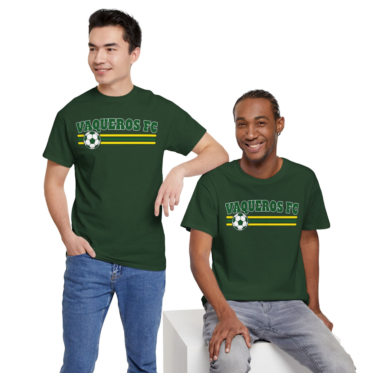 Vaqueros Classic Stripes Cotton Tee - Personalized
