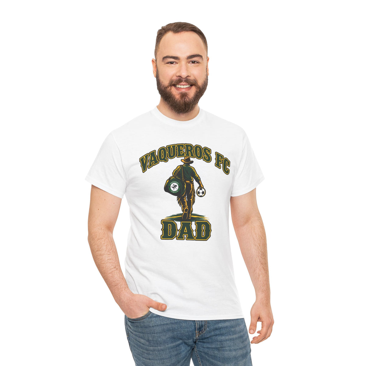 Vaqueros Dad Cotton Tee - Personalized