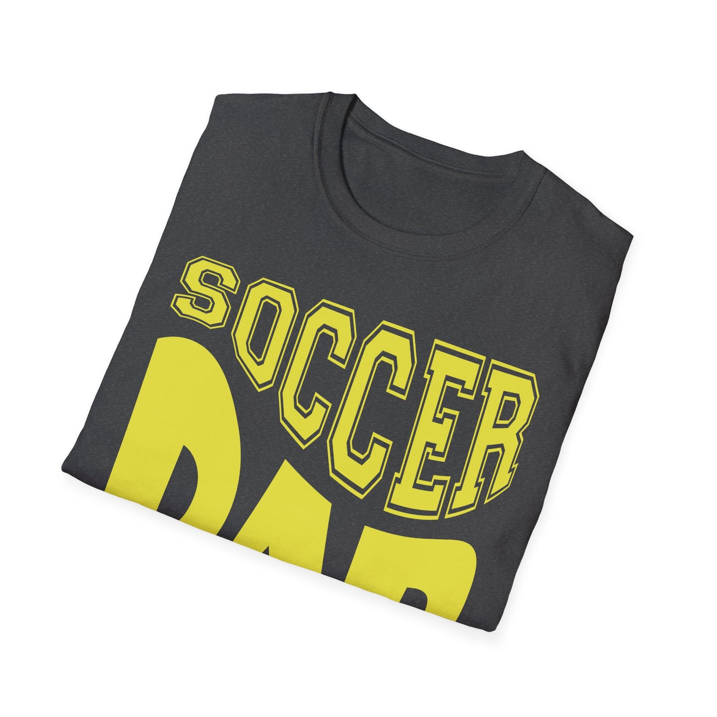 Wavy Soccer Dad - Softstyle T-Shirt