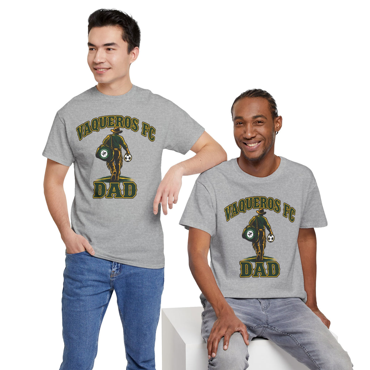 Vaqueros Dad Cotton Tee - Personalized