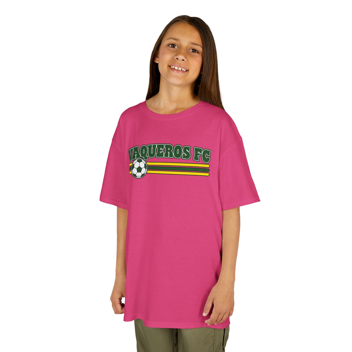 Vaqueros Classic Stripes Youth Cotton Tee