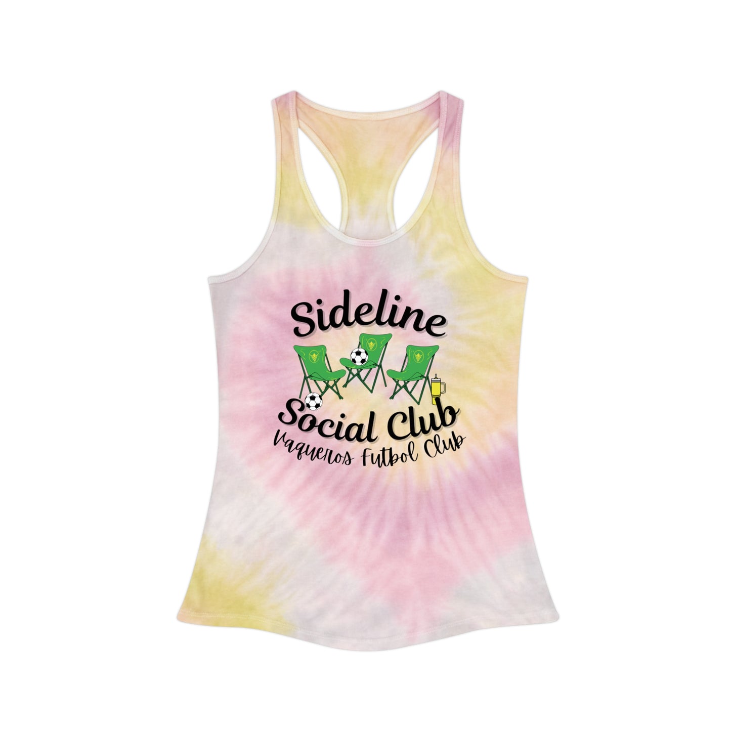 Sideline Social Club - Tie Dye Racerback Tank Top