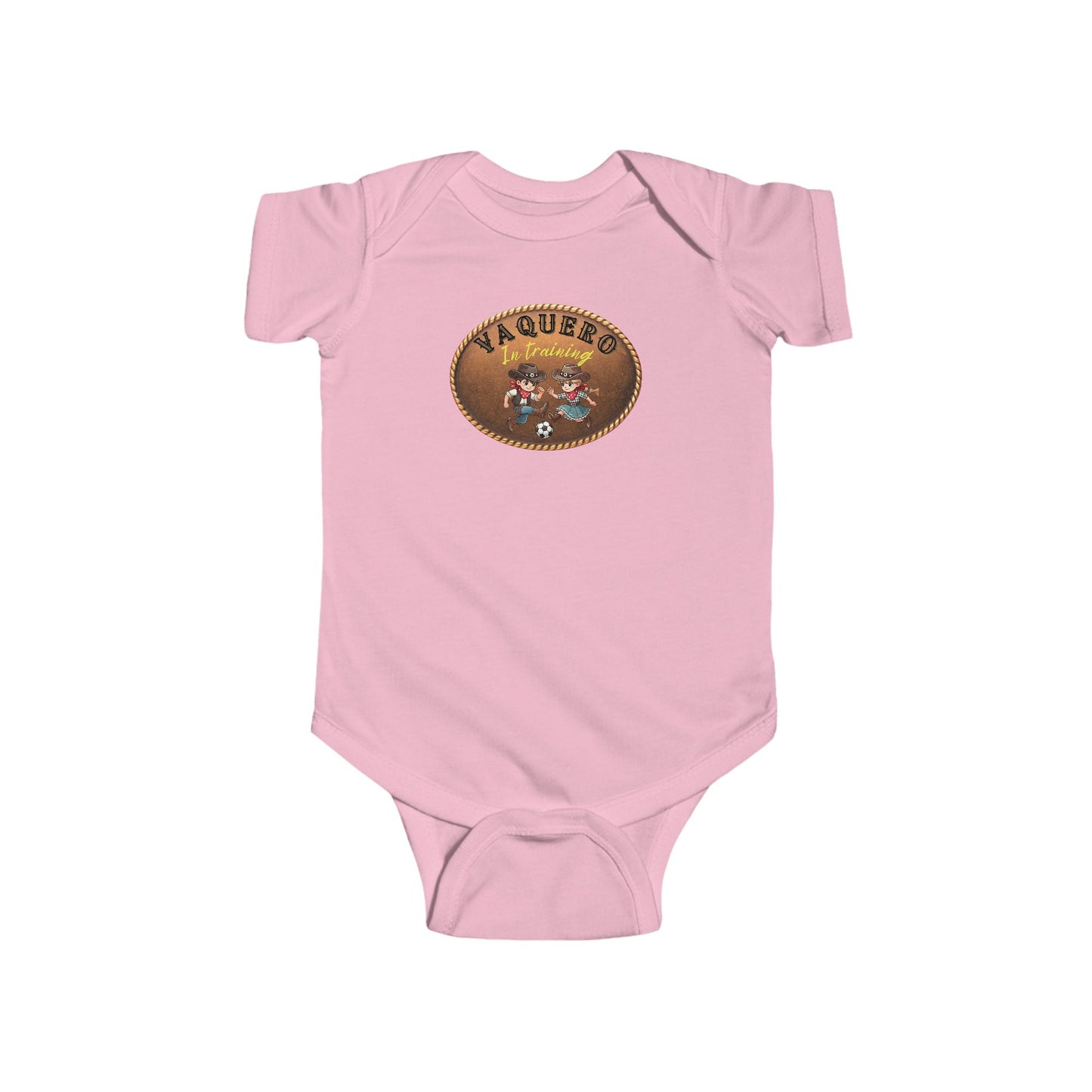 Vaqueros in Training Belt Buckle - Infant Bodysuit