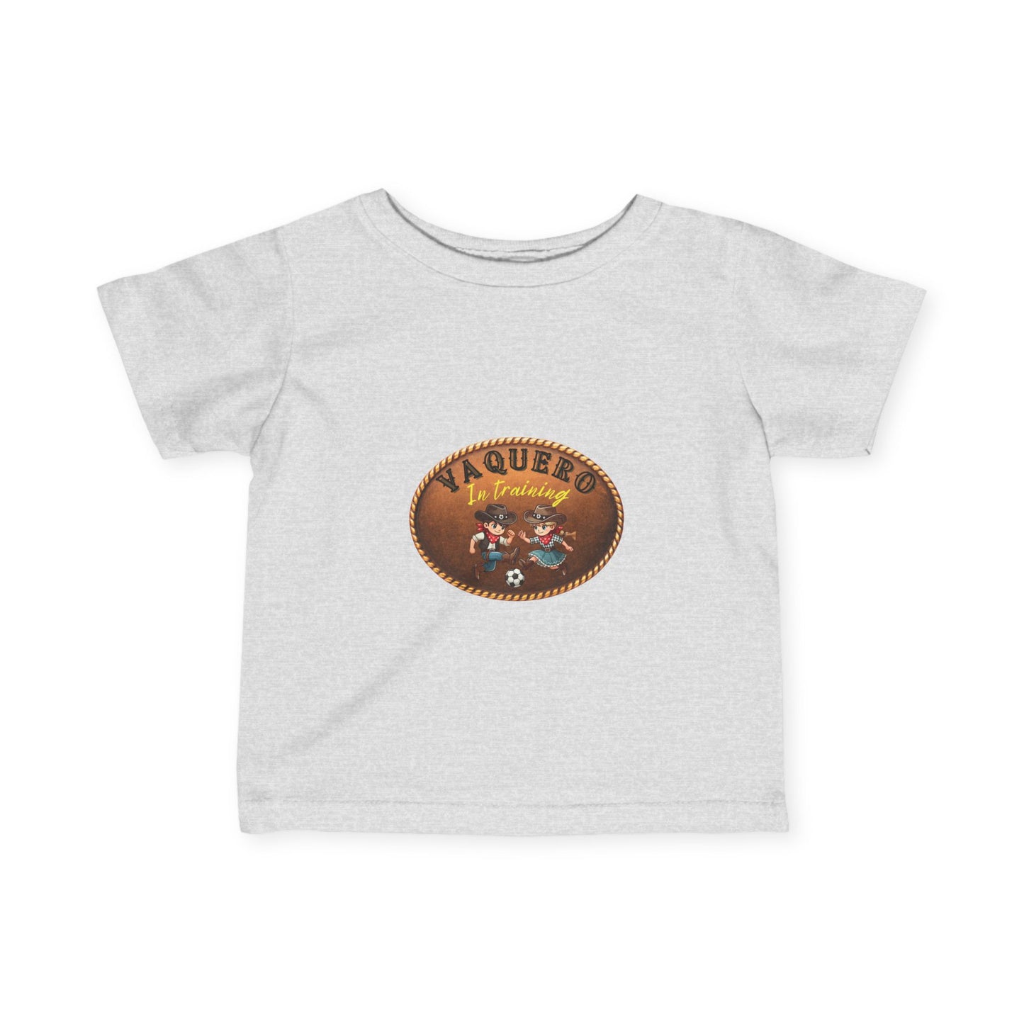 Vaqueros in Training Belt Buckle - Infant Tee
