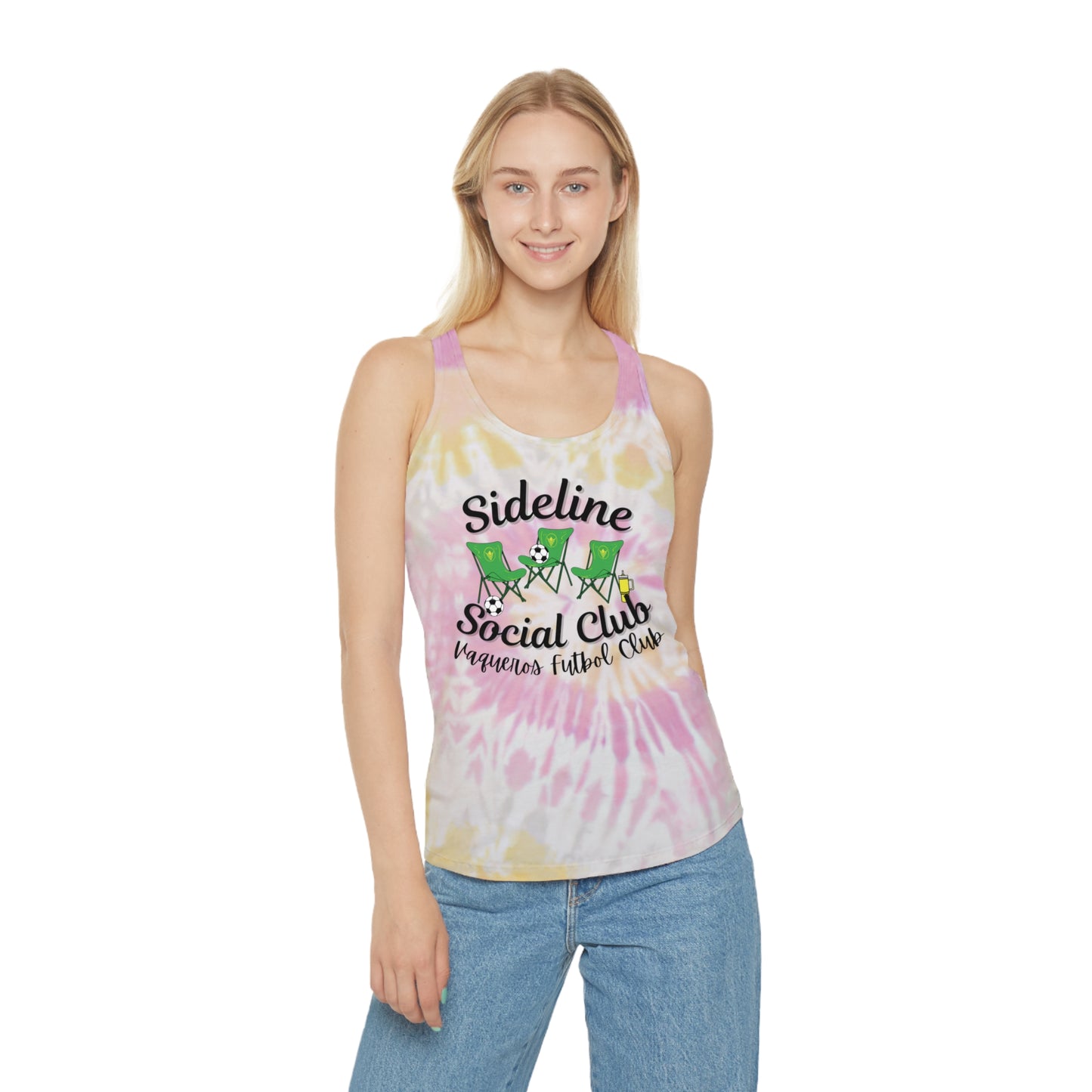 Sideline Social Club - Tie Dye Racerback Tank Top