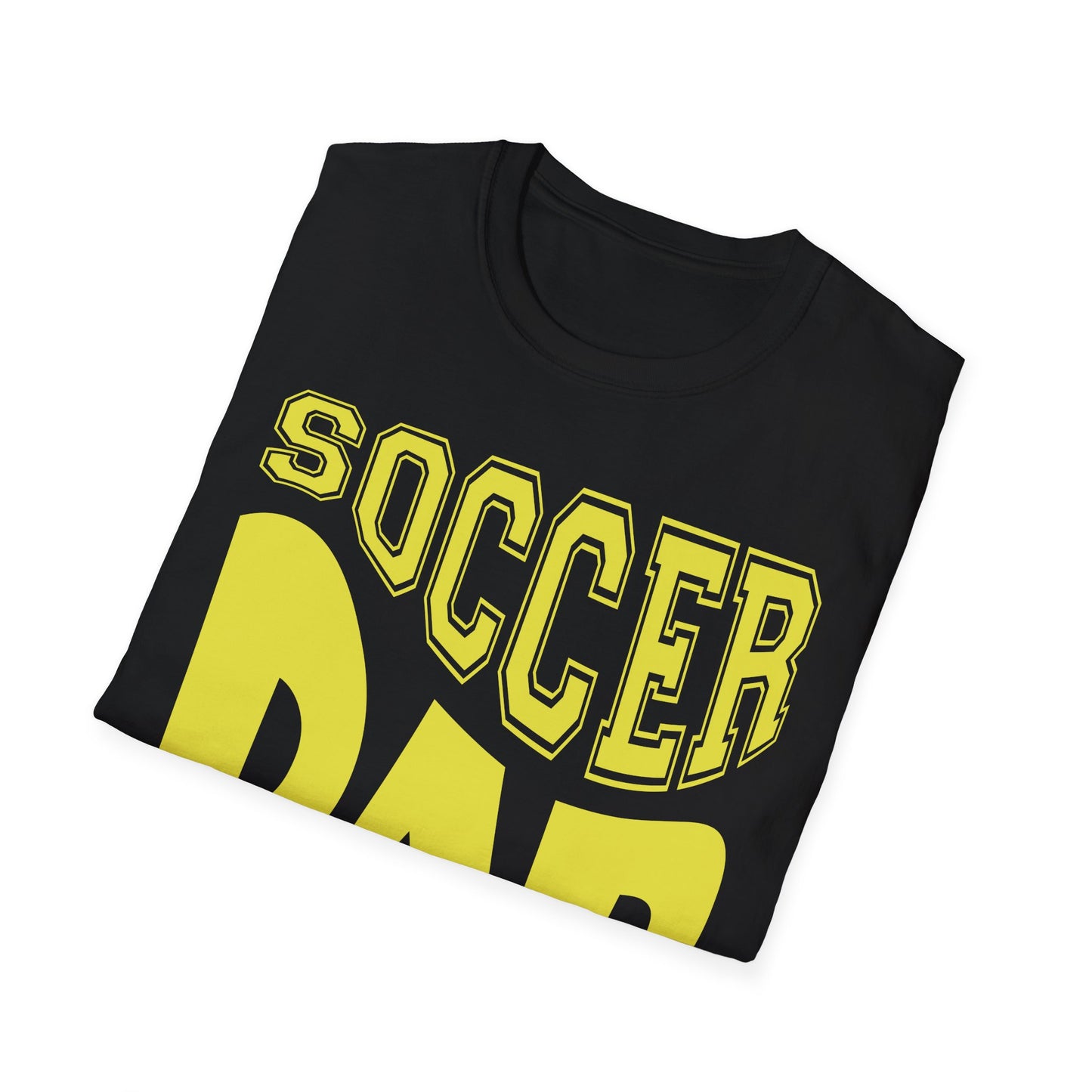 Wavy Soccer Dad - Softstyle T-Shirt