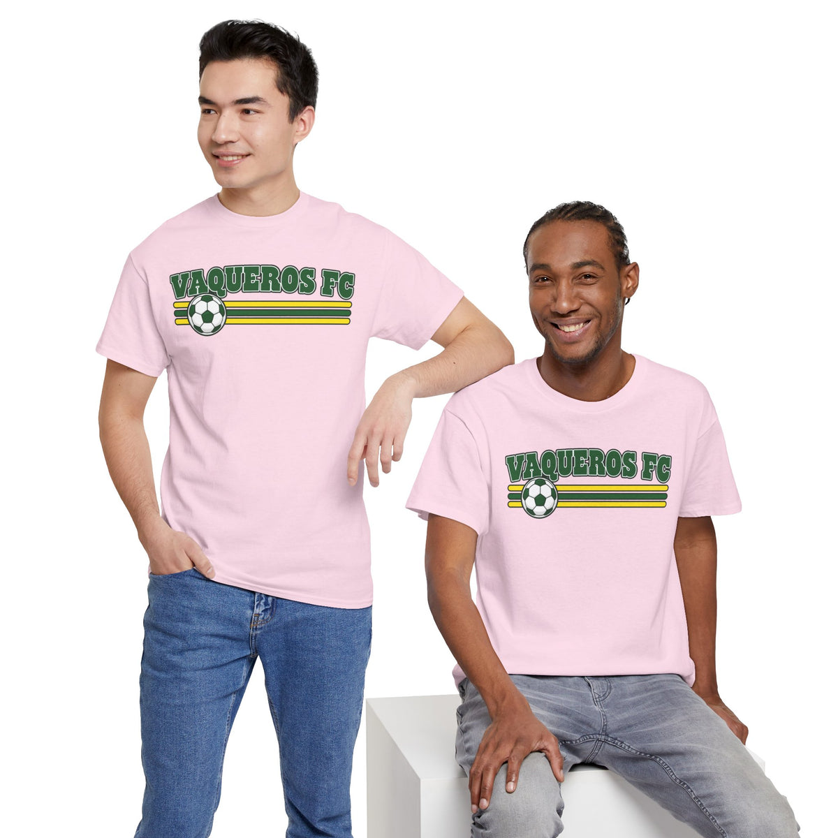 Vaqueros Classic Stripes Cotton Tee - Personalized