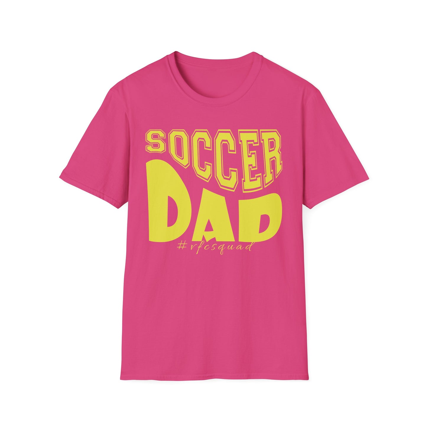 Wavy Soccer Dad - Softstyle T-Shirt