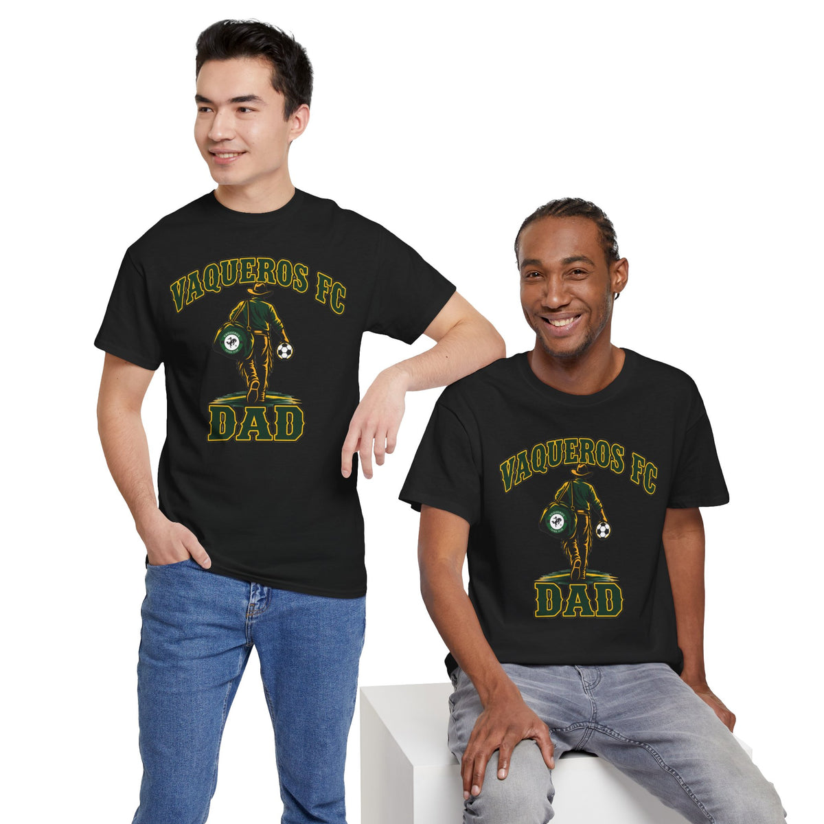 Vaqueros Dad Cotton Tee - Personalized