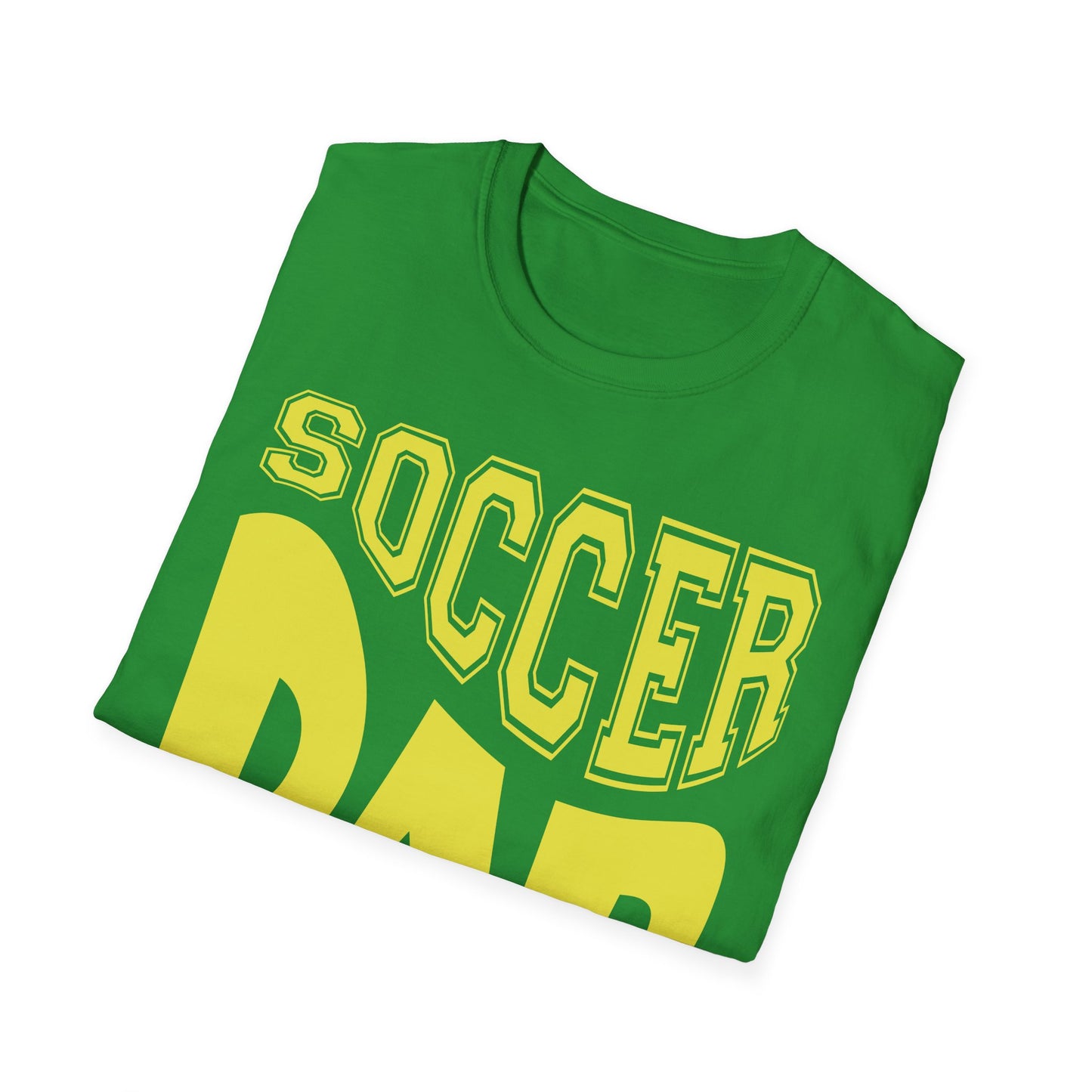 Wavy Soccer Dad - Softstyle T-Shirt