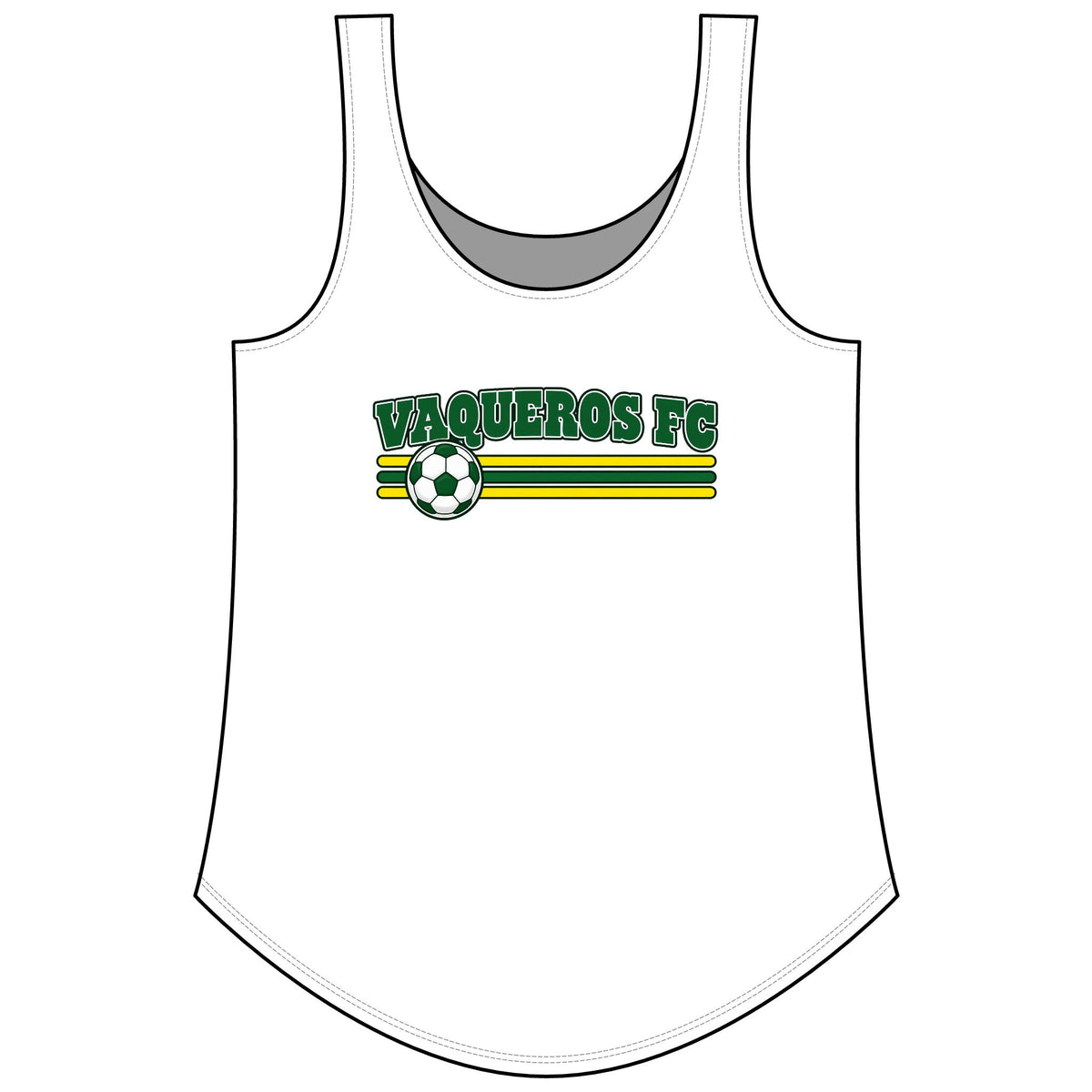 Vaqueros Classic Stripes Women's Tank-Personalized