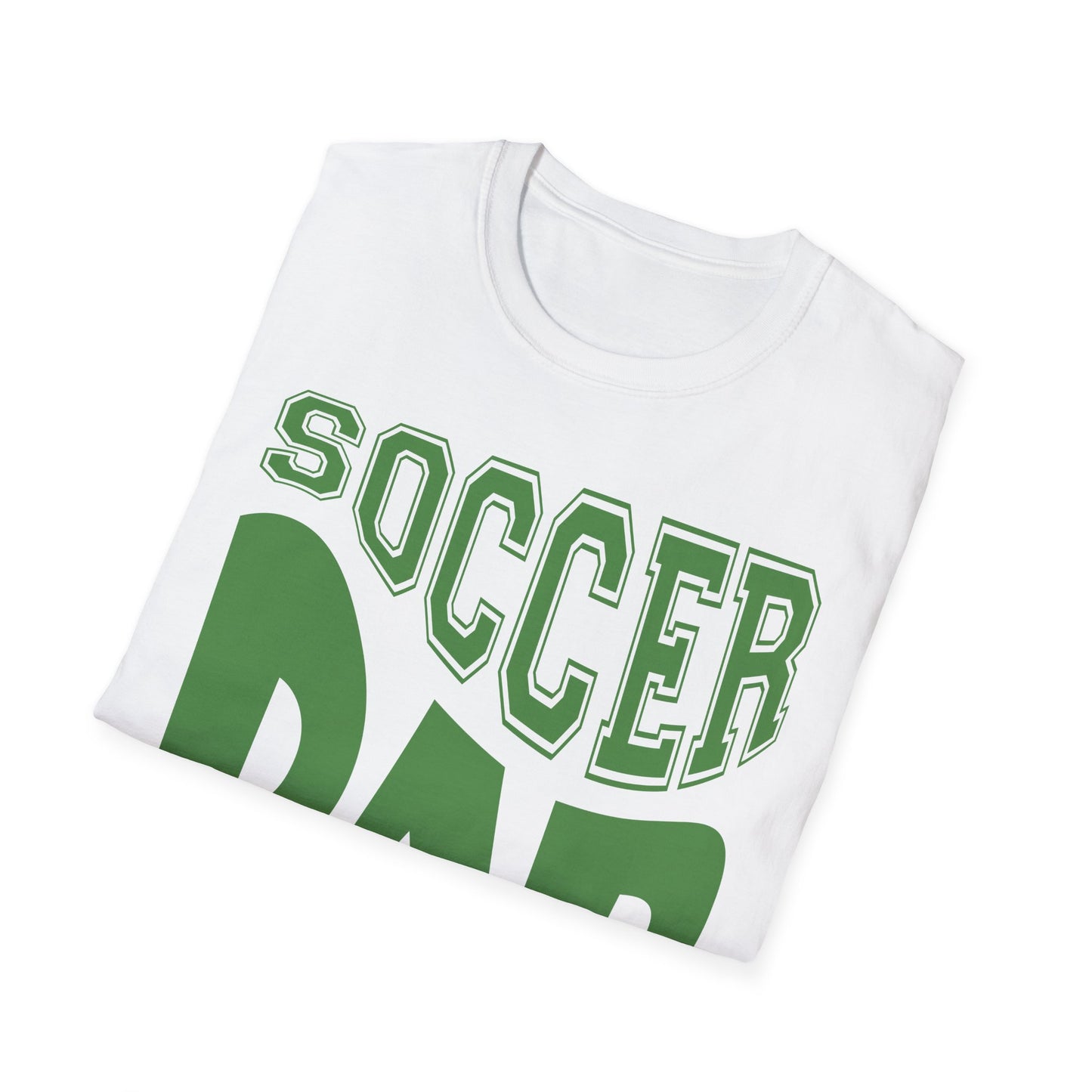 Wavy Soccer Dad - Softstyle T-Shirt