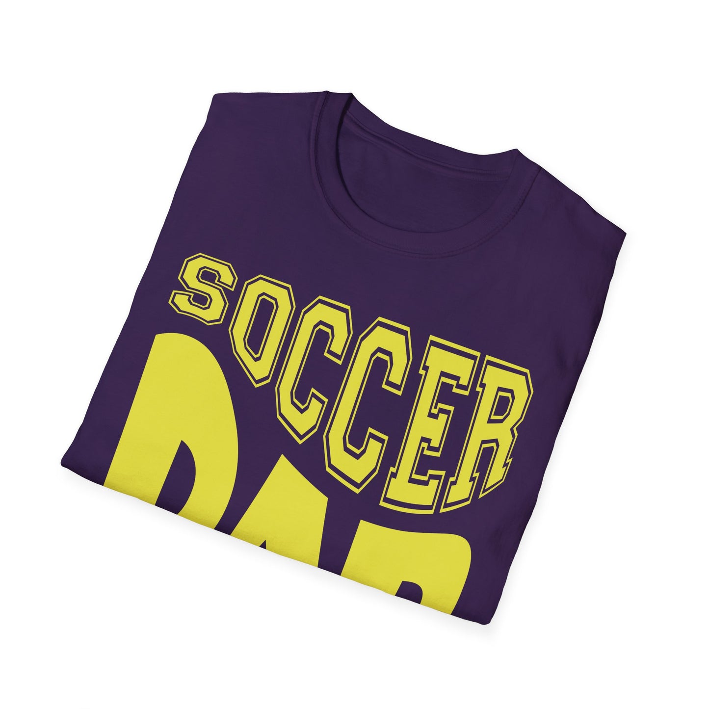 Wavy Soccer Dad - Softstyle T-Shirt
